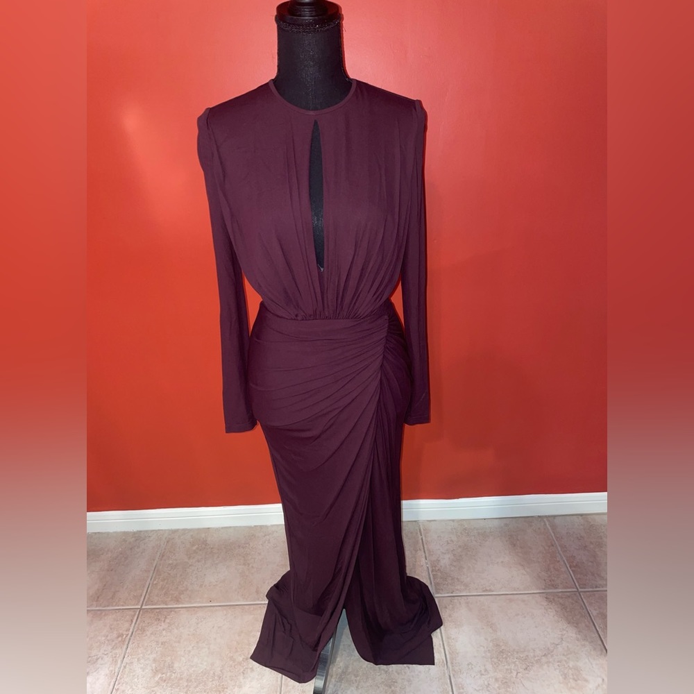 Brand new Givenchy Burgundy gown. With Tag . Size 34